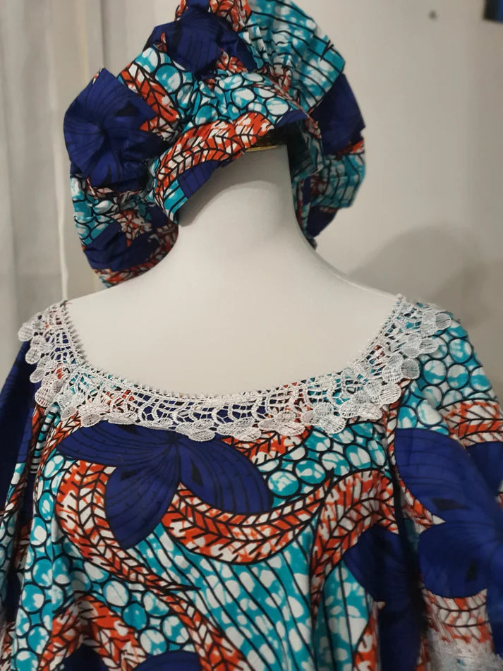 Robe longue africaine kaba femme