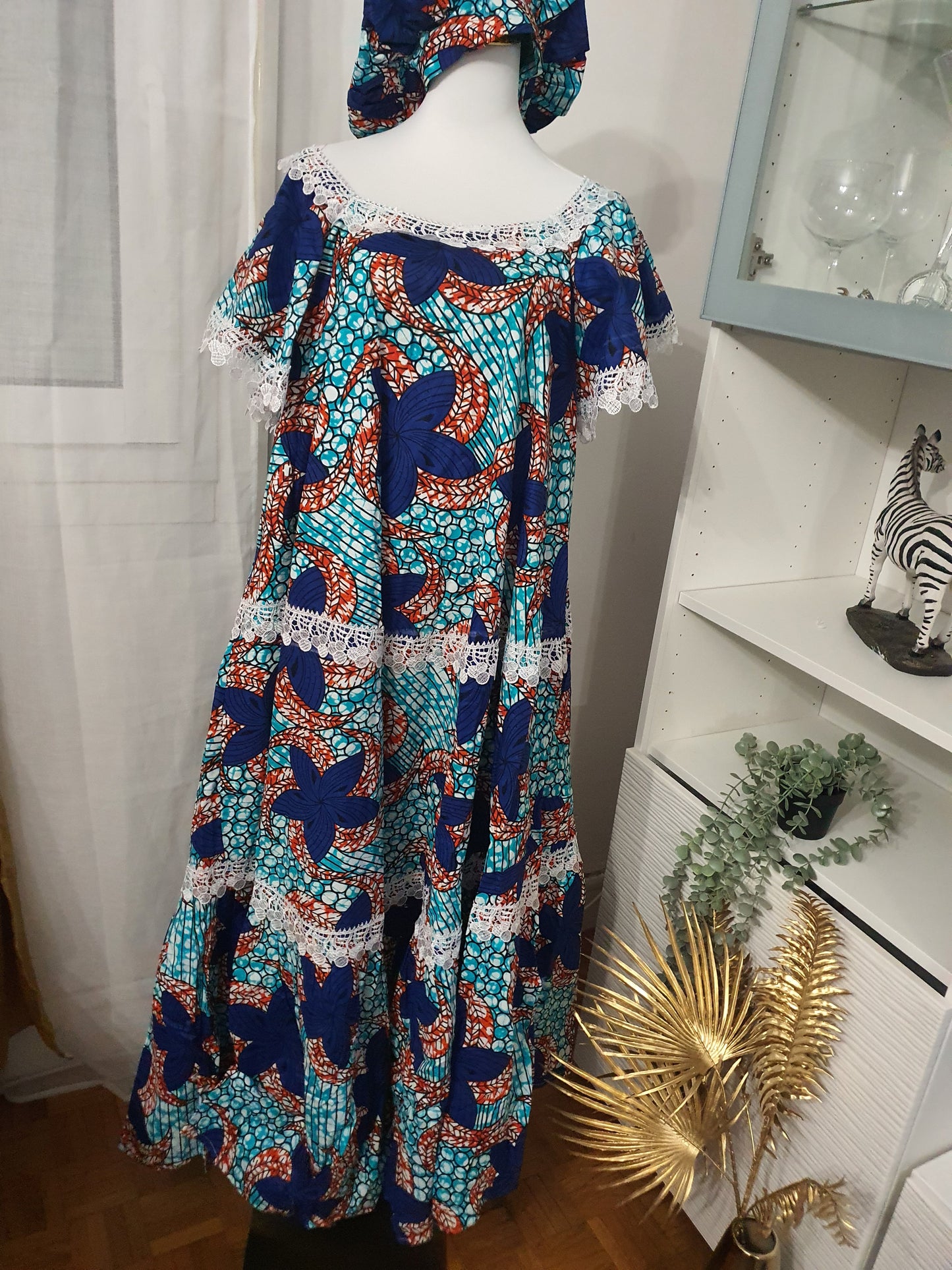 Robe longue africaine kaba femme