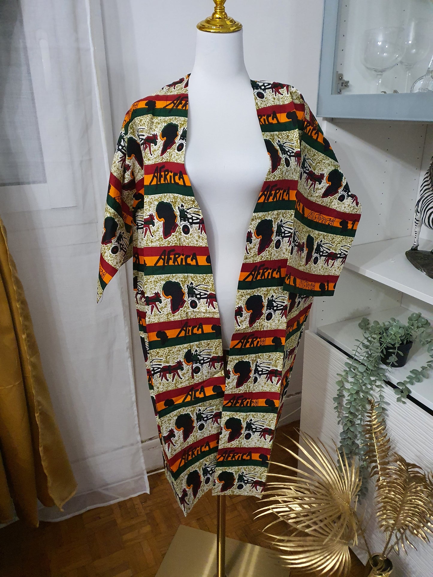 Kimono africain femme short
