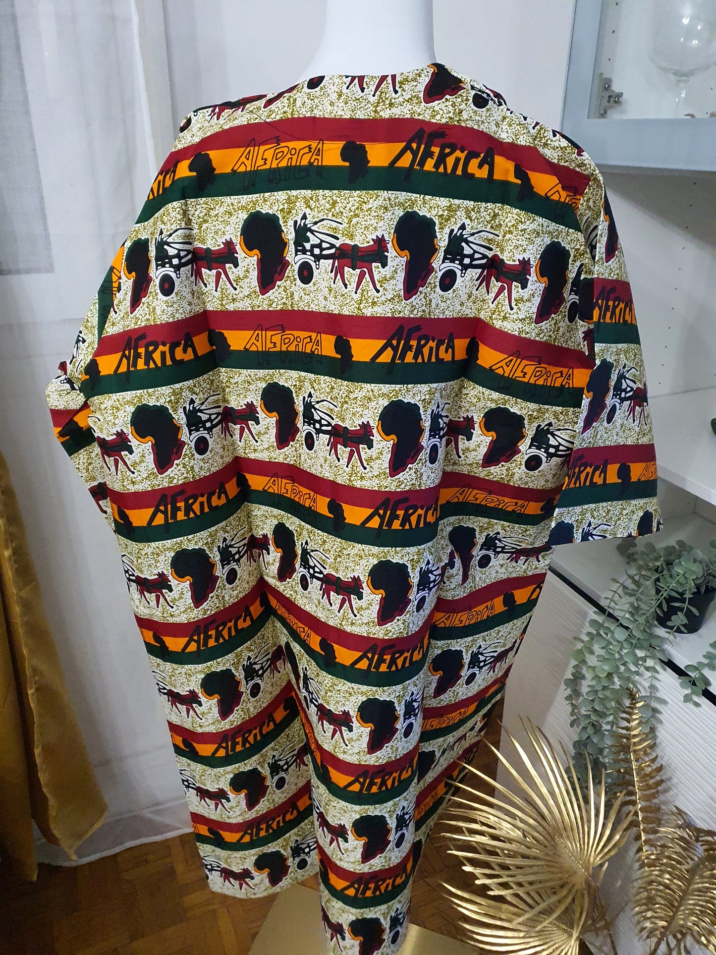 Kimono africain femme short